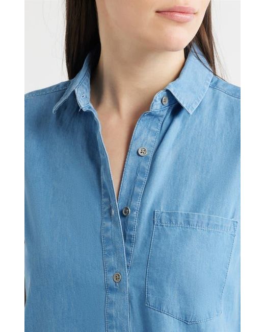 beach lunch lounge shirt dress beachlunchlounge women's Tiered Shirt Dress