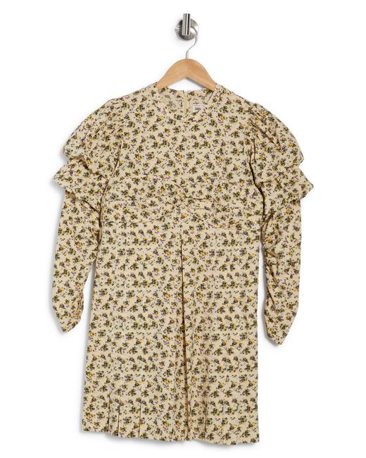 Zadig & Voltaire Cotton Rename Courtney Ruffle Sleeve Blouse In Vanille