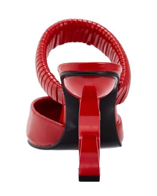Ninety Union Red Luna Mule Pump