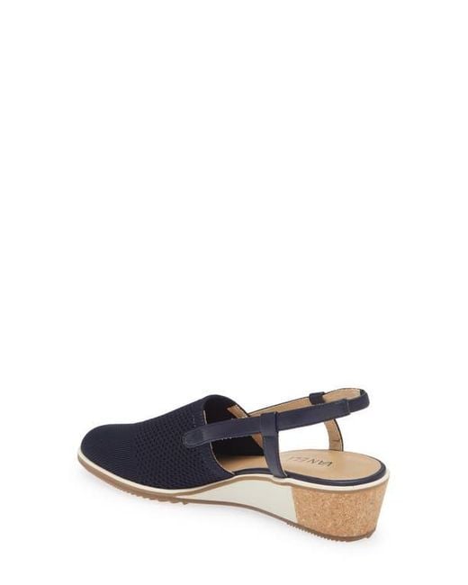 Vaneli Blue Greer Slingback Wedge