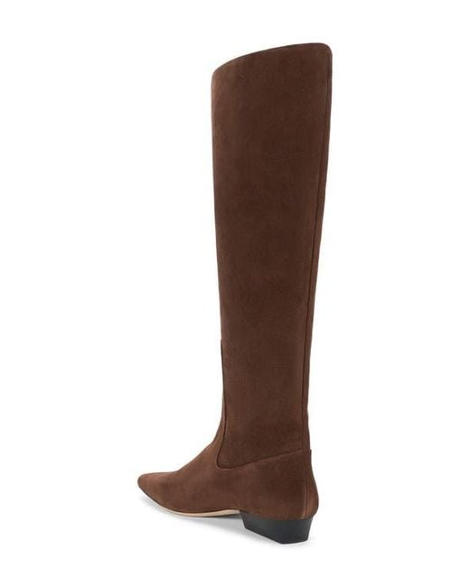 Staud Brown Wally Flat Knee High Boot