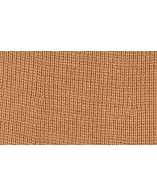 Staud Brown Camden Short Sleeve Maxi Sweater Dress