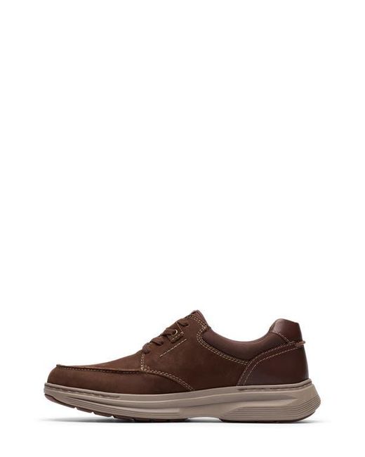 Clarks Brown Craftwell Moc Derby for men