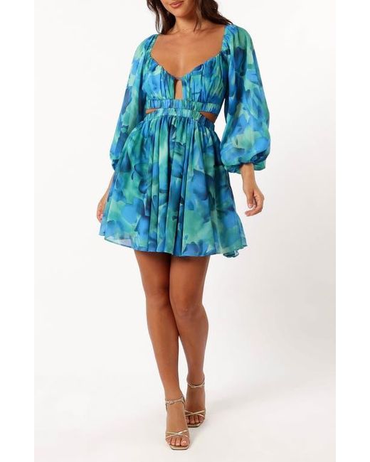 petal and pup cut out dress Ginnee Puff Sleeve Cutout Midi Dress