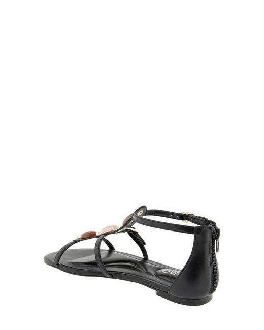 BCBGeneration Black Paulee T-Strap Sandal