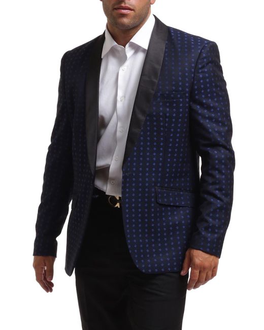 Elie Balleh Shawl Collar Sport Coat in Blue for Men Lyst