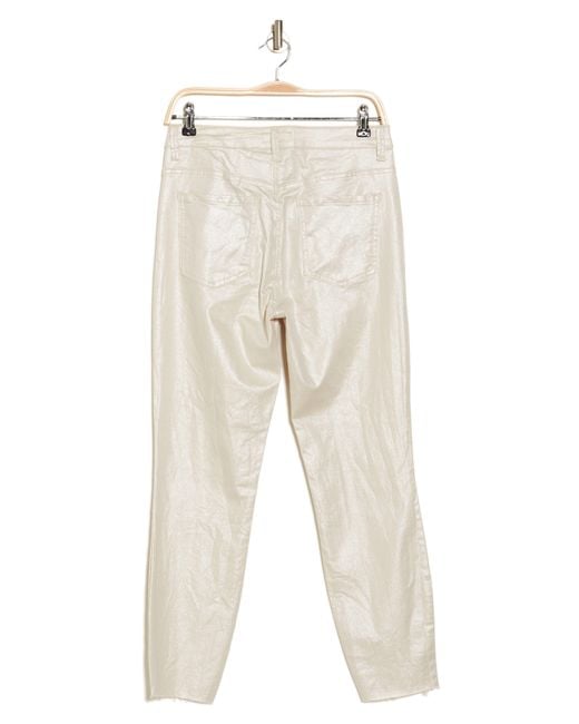 Kut From The Kloth White Charlize High Waist Cigarette Jeans