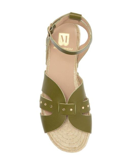 Bruno Magli Metallic Perla Ankle Strap Sandal