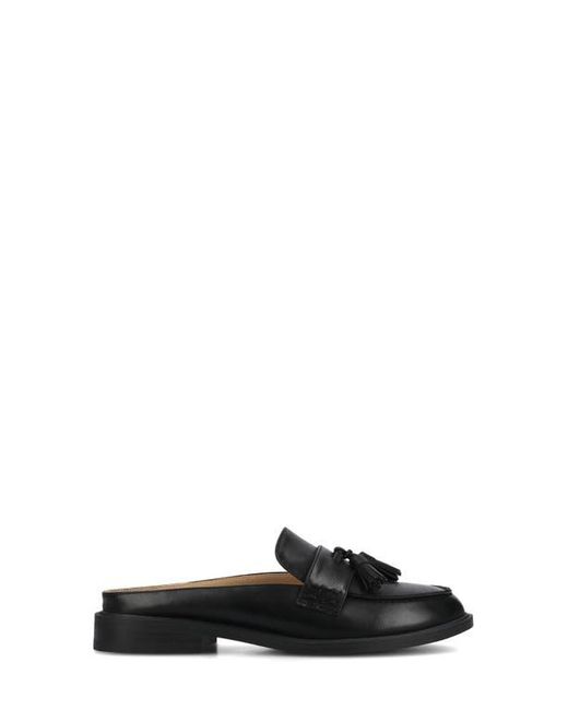 Journee Collection Black Azura Tassel Loafer