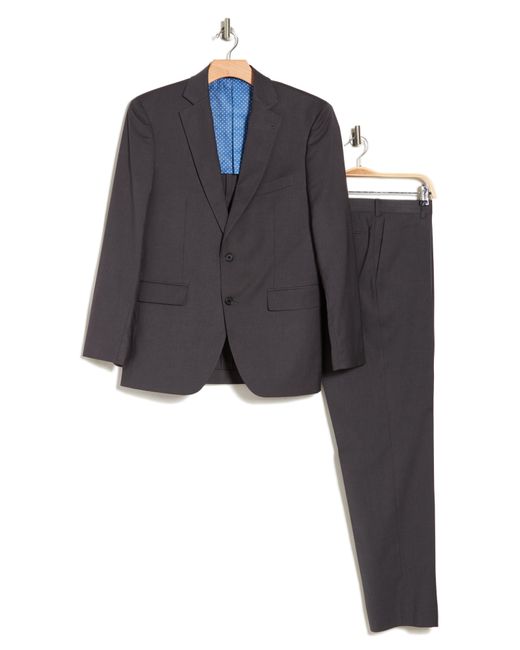 ALTON LANE Gray The Mercantile Trim Fit Suit for men