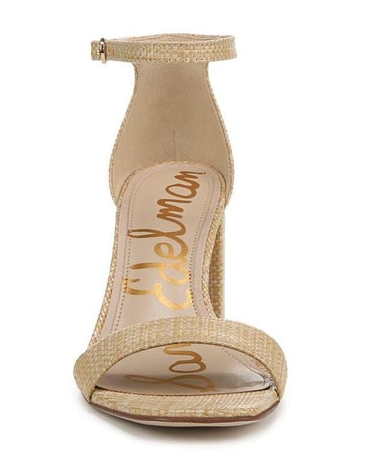 Sam Edelman Natural Daniella Ankle Strap Sandal
