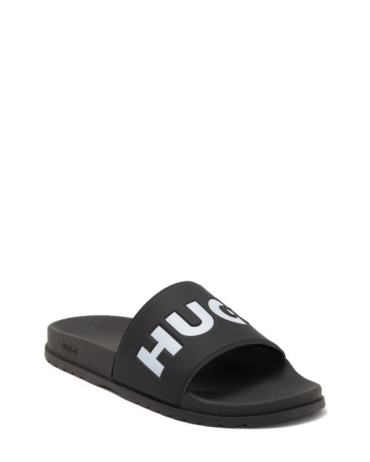 BOSS by HUGO BOSS Match It Slide Sandal in Black for Men | Lyst