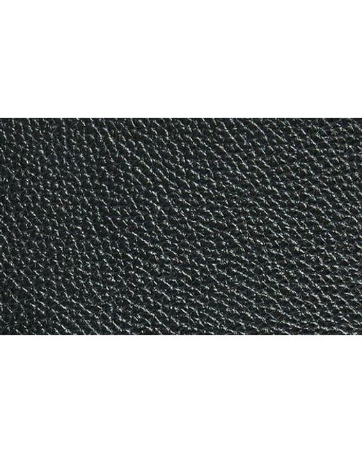 Rebecca Minkoff Black Lou Flap Pebbled Leather Clutch