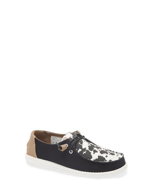 HeyDude White Wendy Cowgirl Boat Shoe