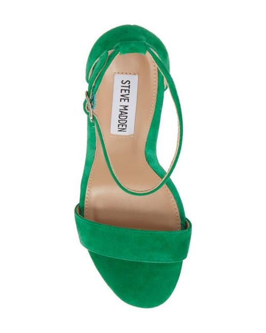 Steve Madden Green Carrson Ankle Strap Sandal