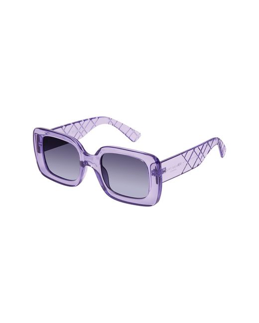 Kurt Geiger Purple 51mm Rectangle Sunglasses