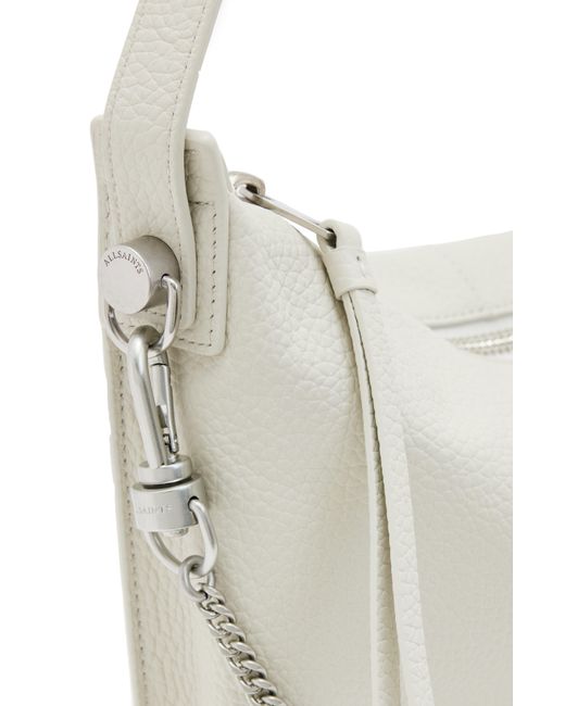 AllSaints White Blake Shoulder Bag