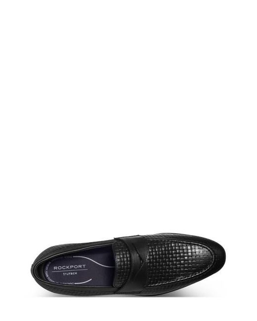 Rockport Black Cory Embossed Penny Loafer for men