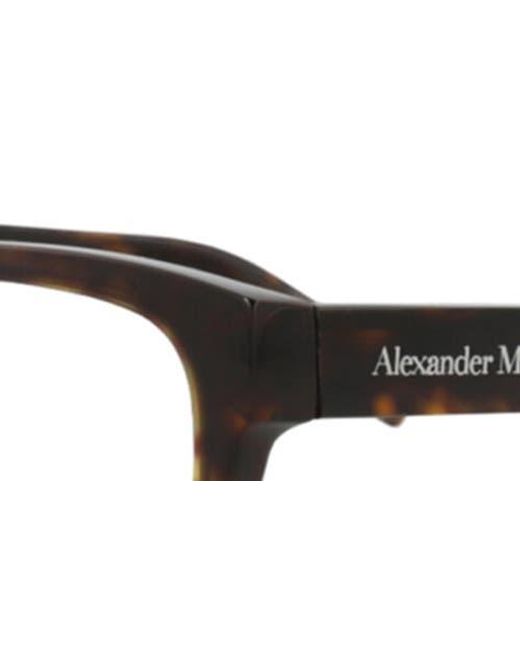 McQueen Multicolor 55Mm Square Optical Glasses for men