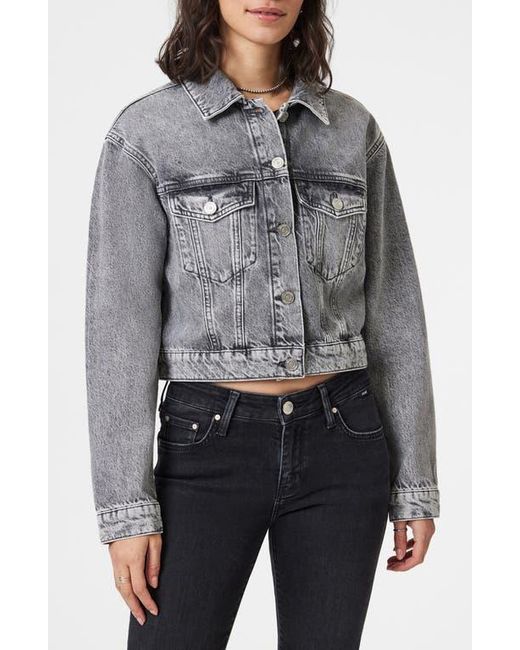 Mavi Gray Harmony Crop Denim Jacket