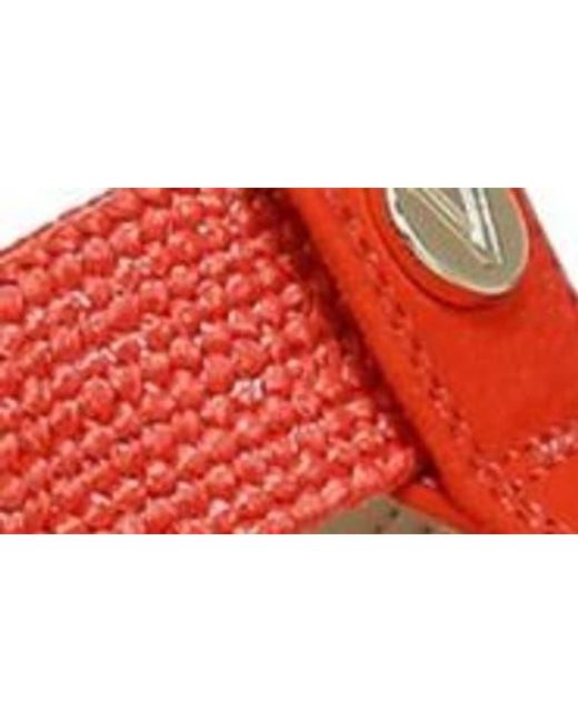 Vionic Red Brea T-Strap Sandal