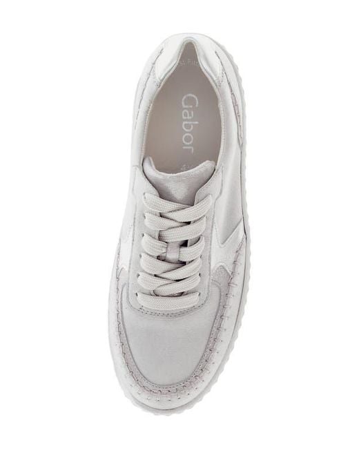 Gabor White 63.204 Platform Sneaker