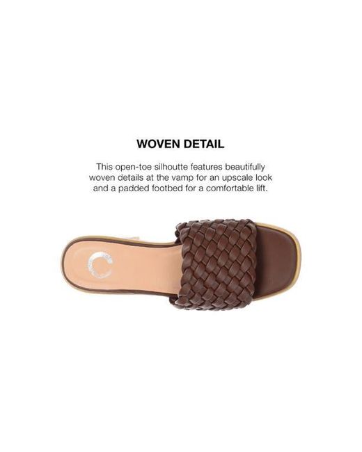Journee Collection Brown Fylicia Mule