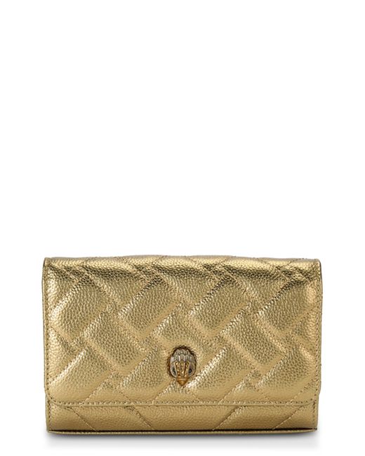 Kurt Geiger Multicolor Extra Mini Kensington Quilted Leather Wallet On A Chain