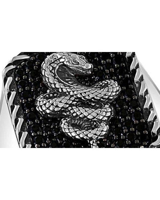 Effy Metallic Spinel Snake Ring