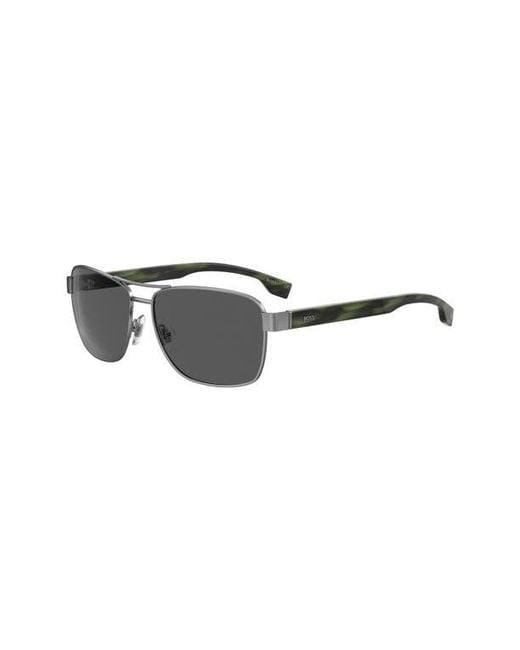 Boss Gray 1240/S 60Mm Rectangular Sunglasses for men