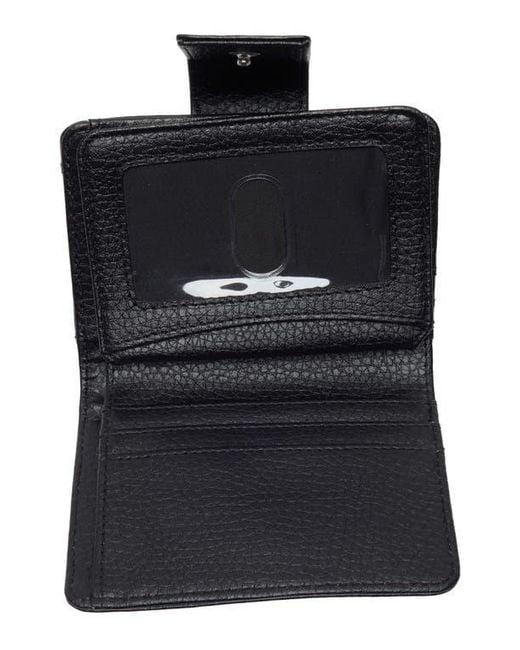 MUNDI SMALL LEATHER GOODS Black Pixie Leather Card Case