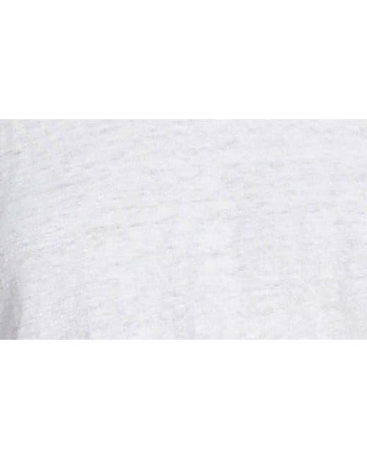 Vince White Hemp Drawstring Shorts