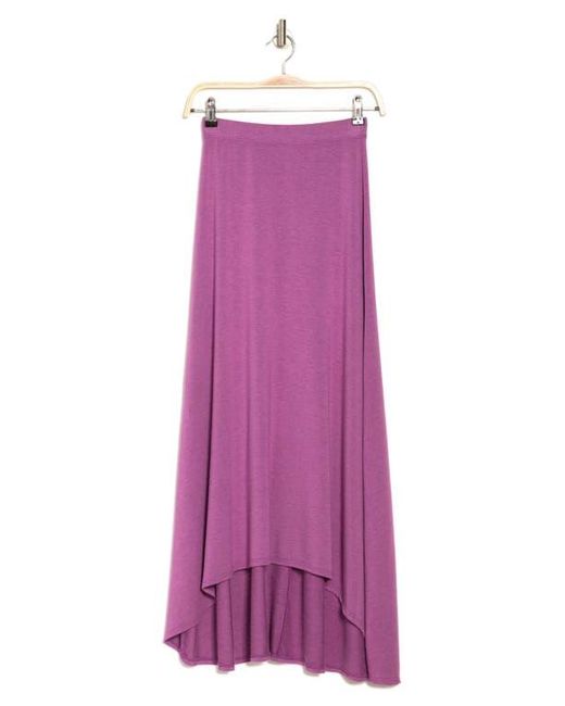 Go Couture Pink Asymmetric Hi-Low Skirt