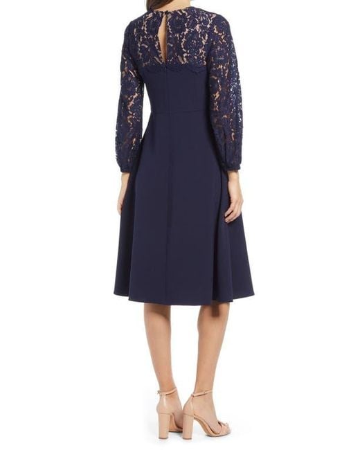 Eliza J Lace Midi Dress Womens Clothing Formal Dresses Nsr Sleeveless Lace  Midi Dress