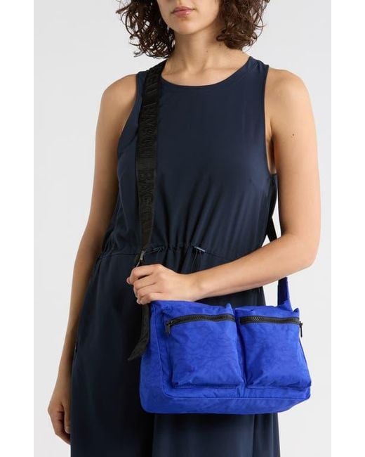 Baggu Blue Medium Cargo Crossbody Bag
