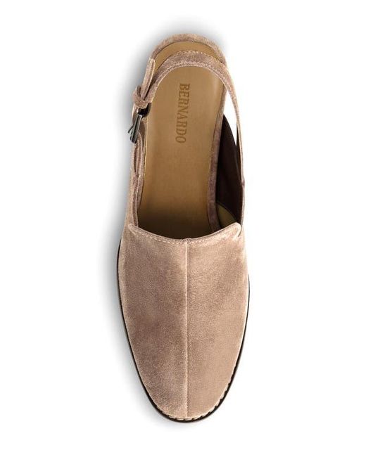 Bernardo Brown Neza Slingback Pump