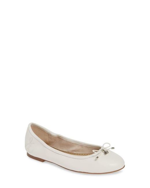 Sam Edelman White Felicia Flat
