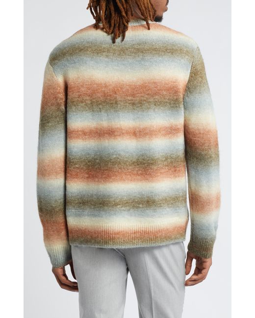 Topman Gray Fluffly Ombré Sweater for men