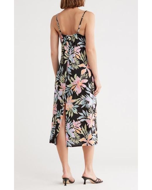 Billabong Golden Hour Maxi Dress in Black | Lyst