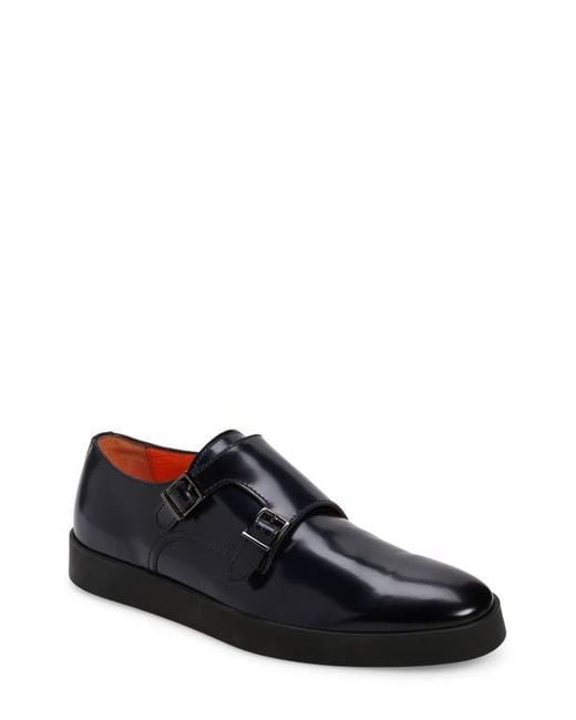 Fashion santoni double monk sneaker