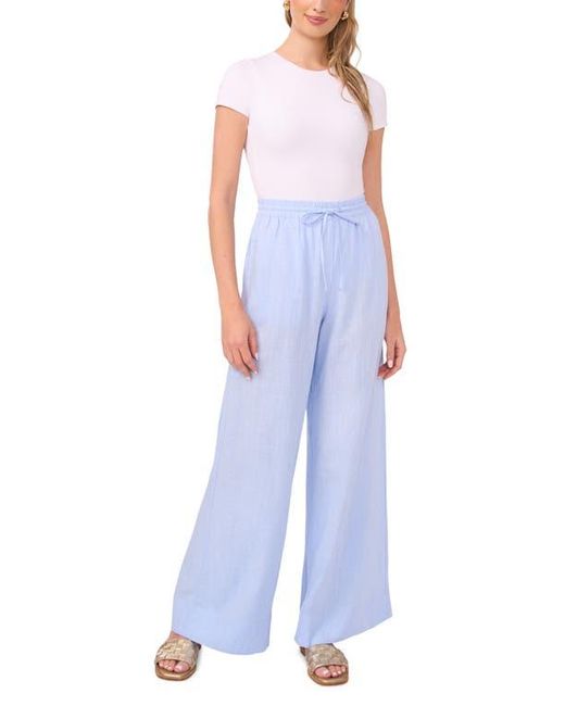 1.STATE Blue Wide Leg Drawstring Pants