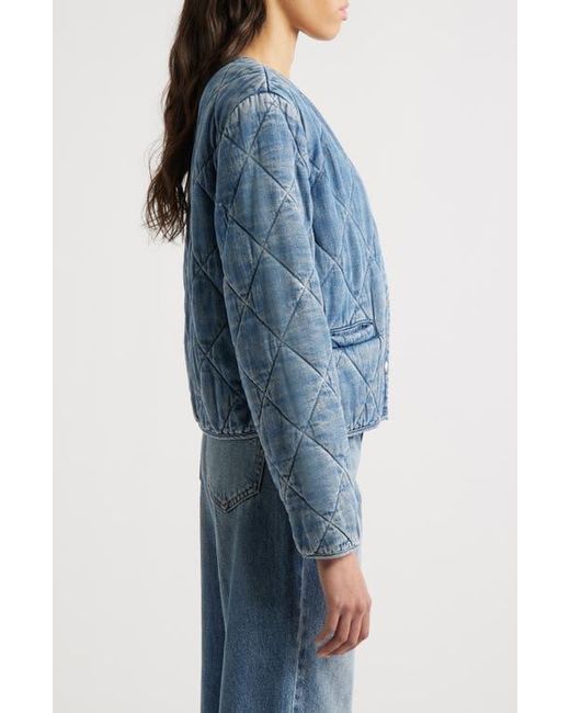 Rails Blue Ency Quilted Denim Jacket