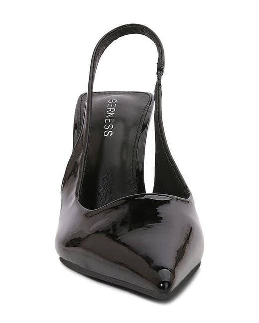 BERNESS Black Cassia Slingback Pump