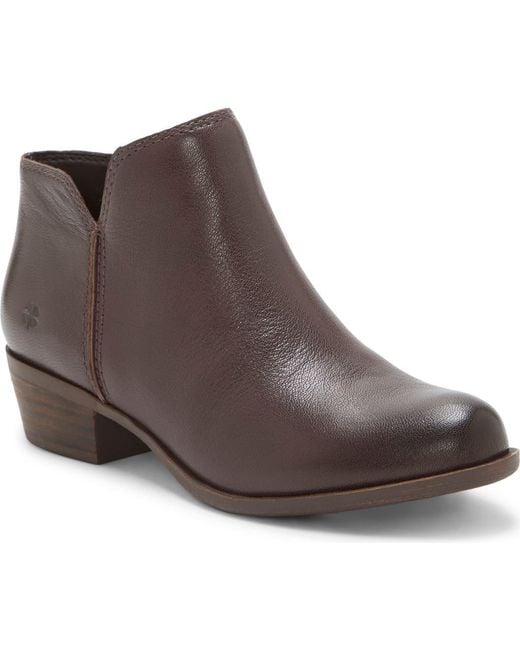 Lucky Brand Brown Biterna Bootie
