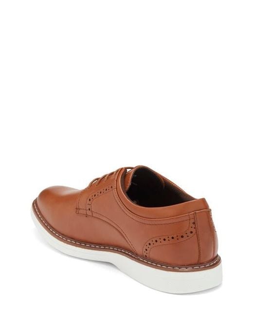 Gordon Rush Brown Brogue Plain Toe Derby for men