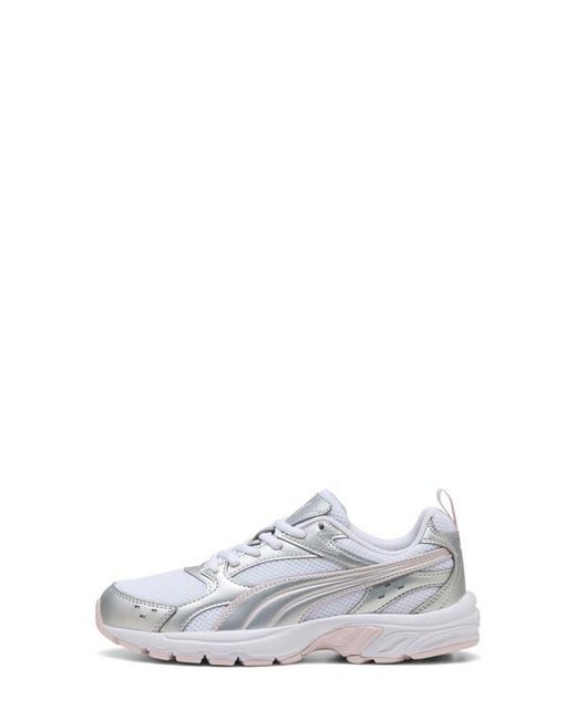 PUMA White Milenio Tech Lt Sneaker