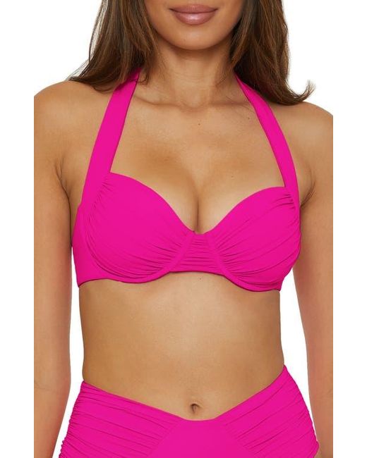 Becca Pink Color Code Underwire Bikini Top