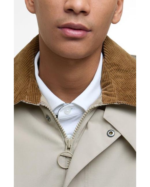 Barbour Gray Waterproof Ashby Winter Jacket for men