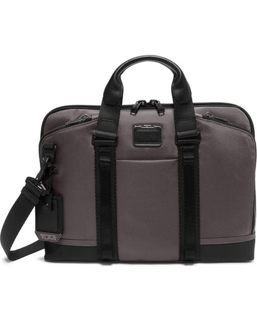Tumi Black Academy Briefcase for men