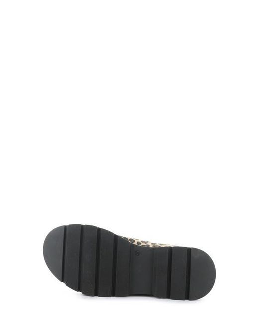 Bos. & Co. Black Cipher Slingback Platform Sandal